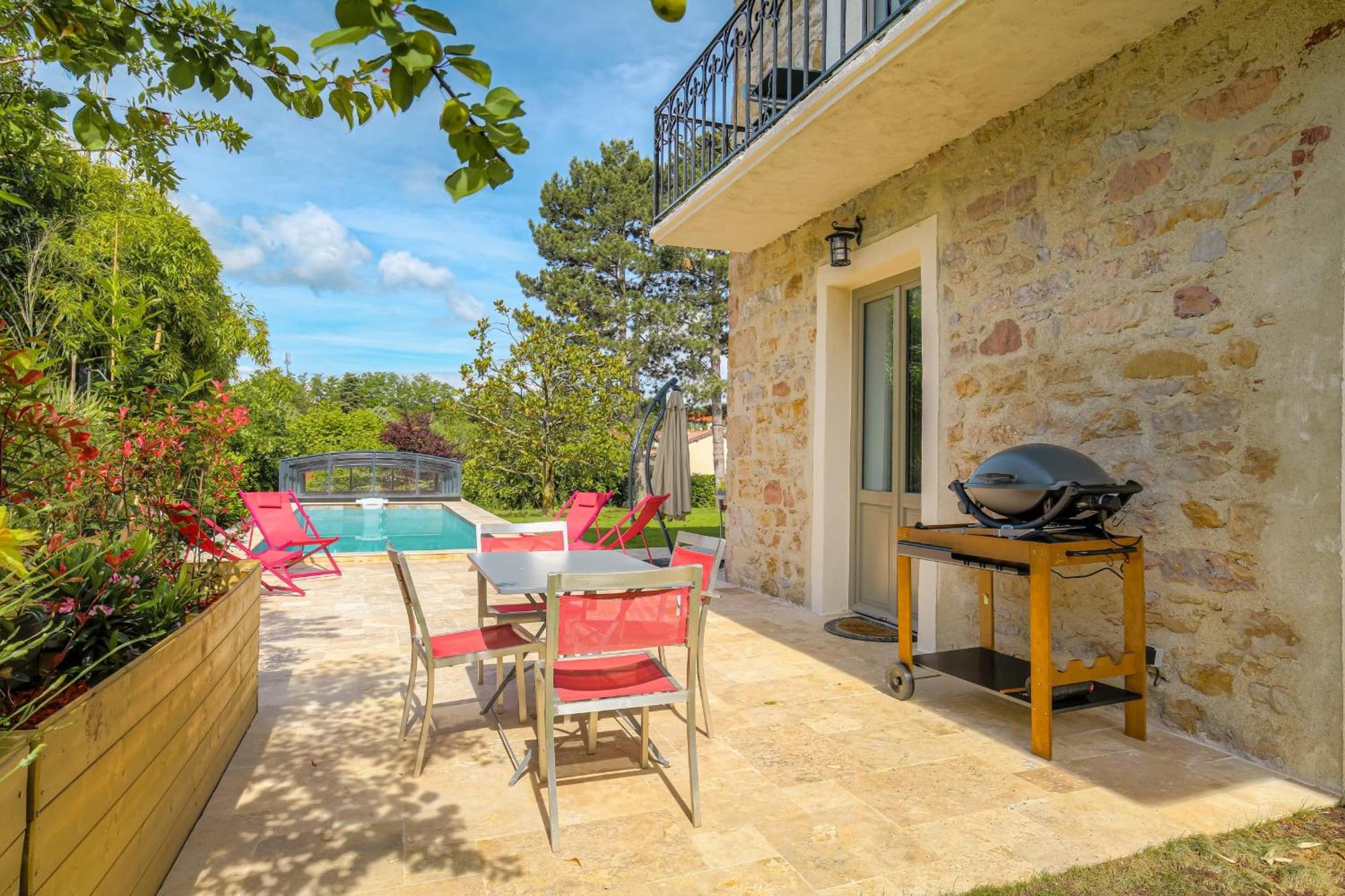 Charmante Maison Avec Piscine Proche Lyon Villa Dardilly Exterior foto